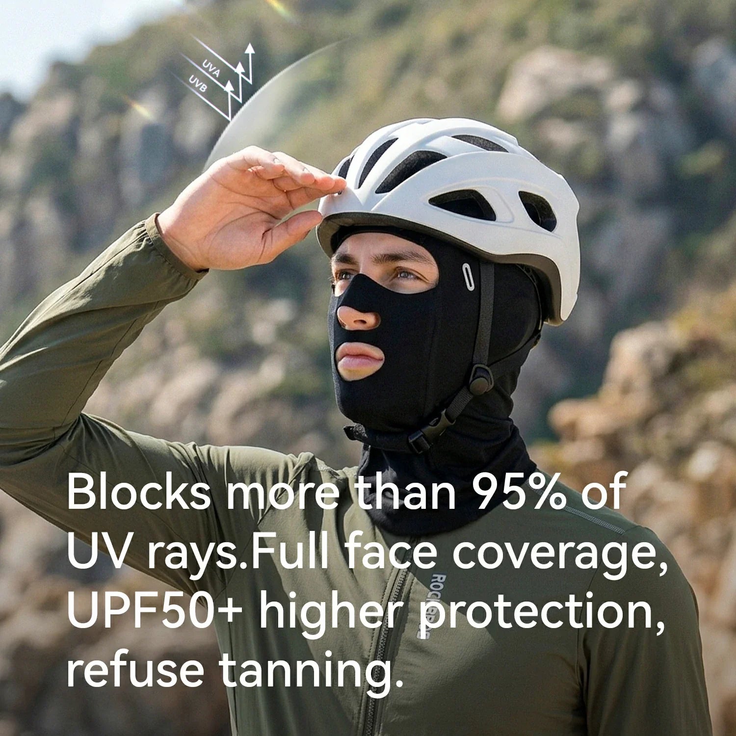 Summer Ice Silk Balaclava Cycling Face Cover